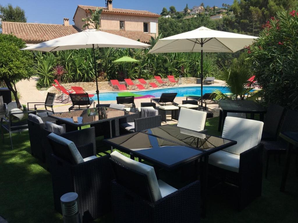 Villa Les Yuccas - Pool - Sea View Кань-сюр-Мер Екстер'єр фото